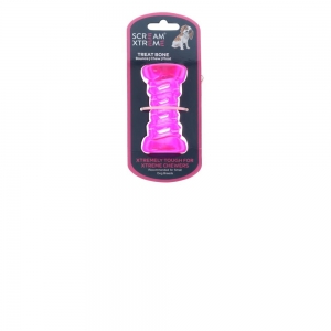 Scream Xtreme TREAT BONE Loud Pink - Small 9cm - Click for more info