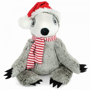 Prestige SNUGGLE PALS CHRISTMAS SLOTH w/HAT 21x13cm - Click for more info