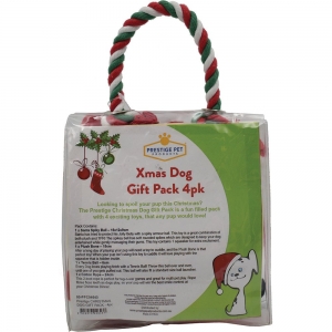 Prestige CHRISTMAS DOG GIFT PACK - 4pc - Click for more info