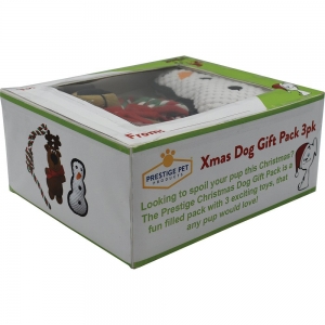 Prestige CHRISTMAS DOG GIFT PACK - 3pc - Click for more info