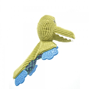 PuppyPlay CRINKLE TEETHER PUPPY AND SMALL DOG TOY - Crocodile 21cm