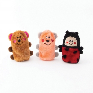 ZippyPaws VALENTINES SQUEAKIE BUDDIES 3 Pack 14x7.5x5cm (each) - Click for more info