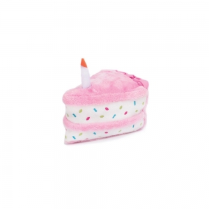 ZippyPaws BIRTHDAY CAKE  PINK 17.5x15cm - Click for more info