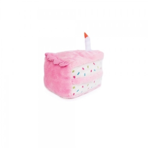 ZippyPaws BIRTHDAY CAKE PINK 17.5x15cm