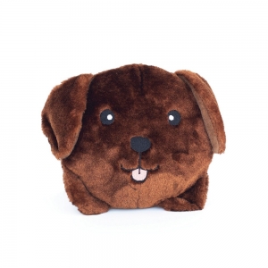 ZippyPaws SQUEAKIE BUNS CHOCOLATE LAB 17.5x20x10cm - Click for more info