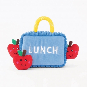 ZippyPaws ZIPPY BURROW LUNCHBOX WITH APPLES 19x21.5x7.6cm - Click for more info