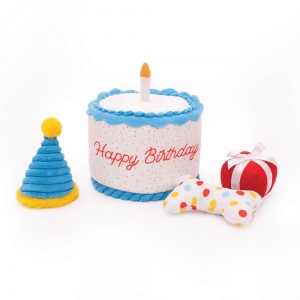 ZippyPaws ZIPPY BURROW BIRTHDAY CAKE - 20.3x16.5x16.5cm
