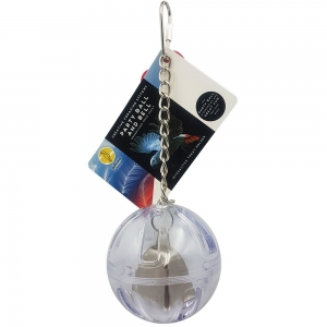 Featherland Paradise FORAGING BALL WITH BELL 12cm Dia - Click for more info