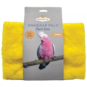 Snuggle Pals BIRD HIDE Large - Yellow (22cmH x 17cmW x 30cmD)