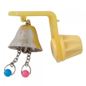 JW ActiviToys BIRD TOY HANGER WITH SMALL BELL 9x8cm