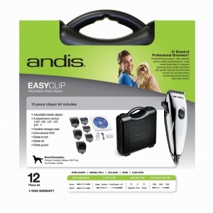 Andis CLIPPER EASYCLIP LIGHT DUTY 12-PIECE KIT Chrome - Click for more info