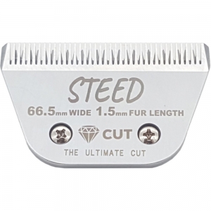 Diamond Cut DETACHABLE A5 STYLE CLIPPER BLADE - SIZE #10F Wide Steed (1.5mm) - Click for more info