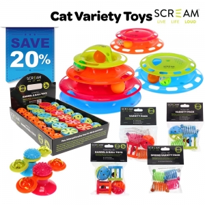 Scream CAT TOY MIXED VARIETY DEAL