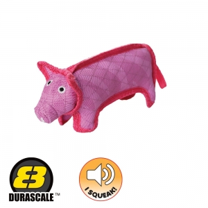 DuraForce PIG Tiger Pink 24x10x5cm - Tuff Scale 9 (1 Squeaker)