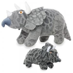 Tuffy MIGHTY TOY DINOSAUR JR TRICERATOPS 26.5x17.5x10cm - T Scale 7 (1 Squeaker)