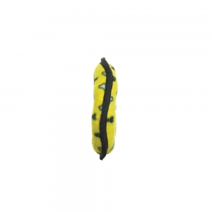 Tuffy JR's RING Yellow Bone 17x2.5cm - Tuff Scale 9 (3 Squeakers)