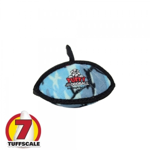 Tuffy JR's ODD BALL Camo Blue 17.5x7.5cm - Tuff Scale 7 (No Squeaker)