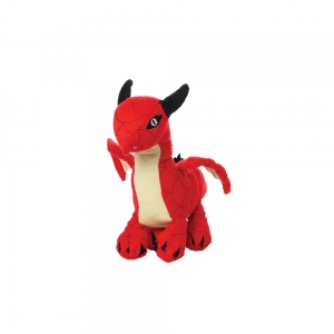 Tuffy MIGHTY TOY DRAGON RED 30x25x30cm - Tuff Scale 8 (1 Squeaker)