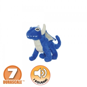 Tuffy MIGHTY TOY DRAGON JR BLUE 20x12.5x12.5cm - Tuff Scale 7 (1 Squeaker)