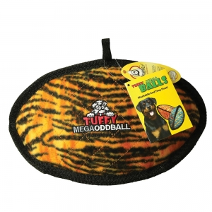 Tuffy MEGA ODD BALL Tiger 30.5x23x17.5cm - Tuff Scale 10 (No Squeaker)