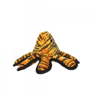 Tuffy MEGA SMALL OCTOPUS OSCAR Tiger 33x12cm - T Scale 10 (8 Squeakers)