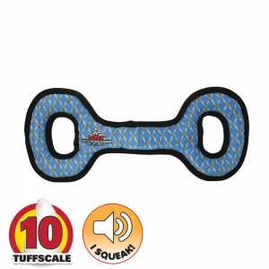 Tuffy MEGA TUG-OVAL Chain Link 23x54.5x3.5cm - Tuff Scale 10 (6 Squeakers)
