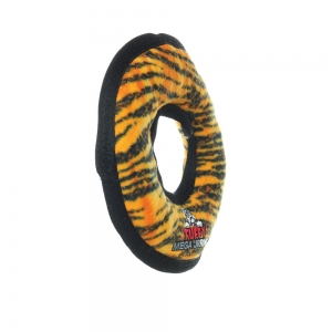 Tuffy MEGA JR RING Tiger 23x3.5cm - Tuff Scale 10 (3 Squeakers)