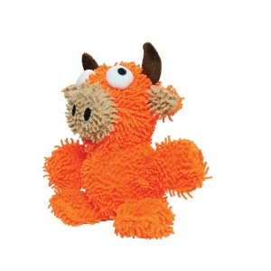 Tuffy MIGHTY TOY M/FIBER BALL MED BULL ORANGE 23x28x10cm-T Scale 9 (6 Squeakers)