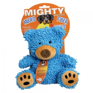 Tuffy MIGHTY TOY M/FIBER BALL MED BEAR 15x17x12.5cm - Tuff Scale 9 (6 Squeakers)
