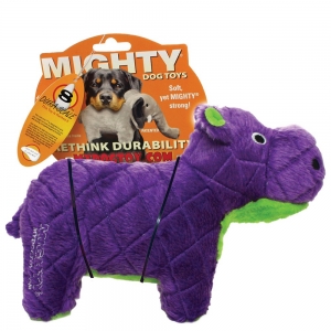 Tuffy MIGHTY TOY SAFARI HERB THE HIPPO Purple 28x20x12.5cm-T Scale 8(1 Squeaker)