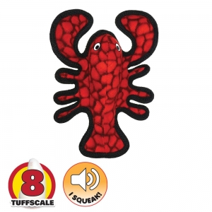 Tuffy SEA CREATURES JR. LARRY LOBSTER 27x5x17cm - Tuff Scale 8 (4 Squeakers)