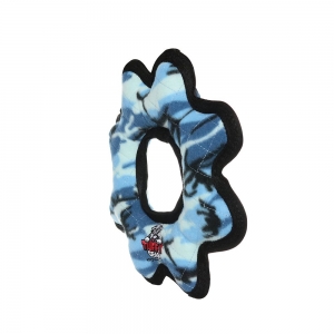 Tuffy ULTIMATES GEAR RING Camo Blue 30.5x3.5cm - Tuff Scale 9 (4 Squeakers)