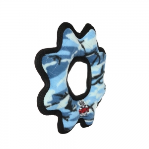 Tuffy ULTIMATES GEAR RING Camo Blue 30.5x3.5cm - Tuff Scale 9 (4 Squeakers)