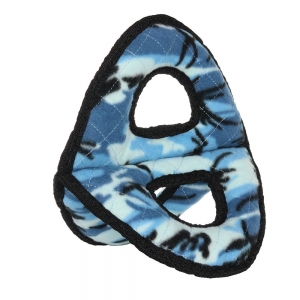 Tuffy ULTIMATES 3-WAY RING Camo Blue 24x25x20cm - Tuff Scale 9 (3 Squeakers)