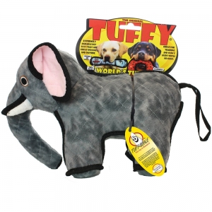 Tuffy ZOO ANIMAL SERIES EMERY ELEPHANT 43x17x27cm - Tuff Scale 8 (No Squeaker)