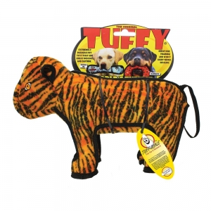 Tuffy ZOO ANIMAL SERIES TIGER 40.5x30.5x15cm - Tuff Scale 8 (No Squeaker)