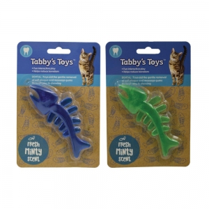 TABBY'S TOYS FISH SKELETON TOY (CARTON of 24) - Click for more info