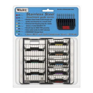Wahl STAINLESS STEEL ATTACHMENTS GUIDE COMB Set of 8 (#1 - #8)